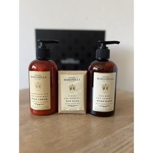 NEW Jaboneria Marianella Soap, Lotion, Body Wash Set Morrocan Fig, Bergamot